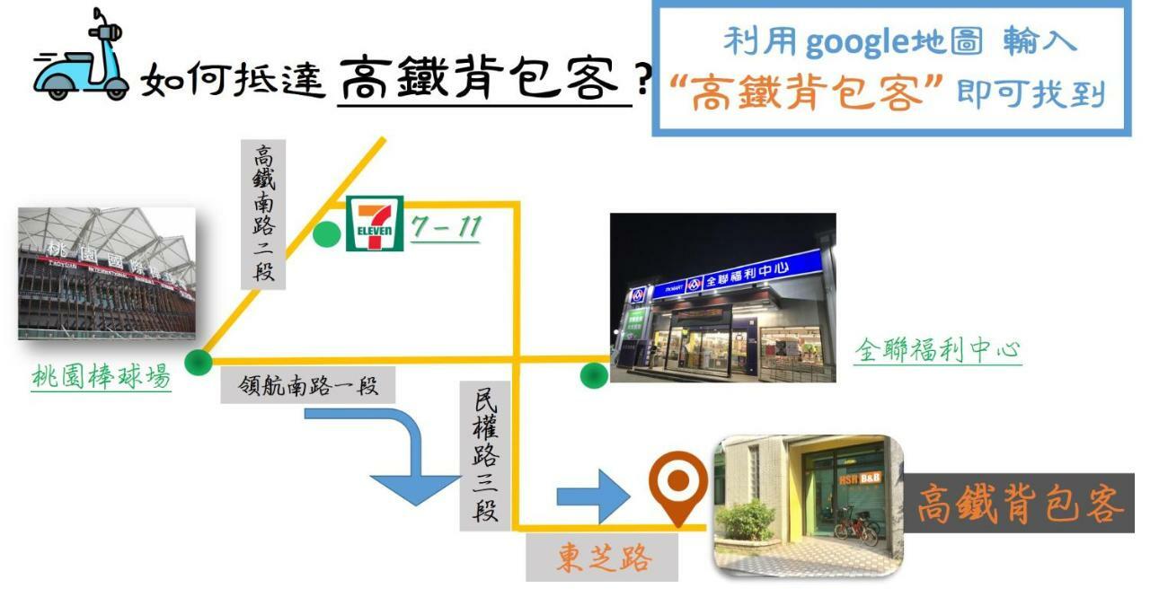 高鐵背包客 Hsr Bnb 桃園民宿 063號 Zhongli Εξωτερικό φωτογραφία